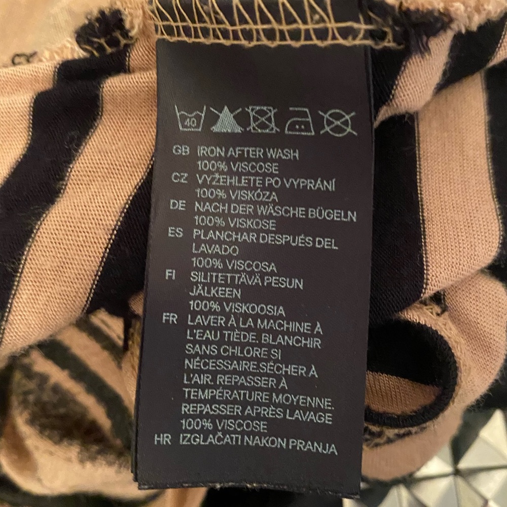 H&M Long Striped Razor Back Tank - Picture 8 of 8